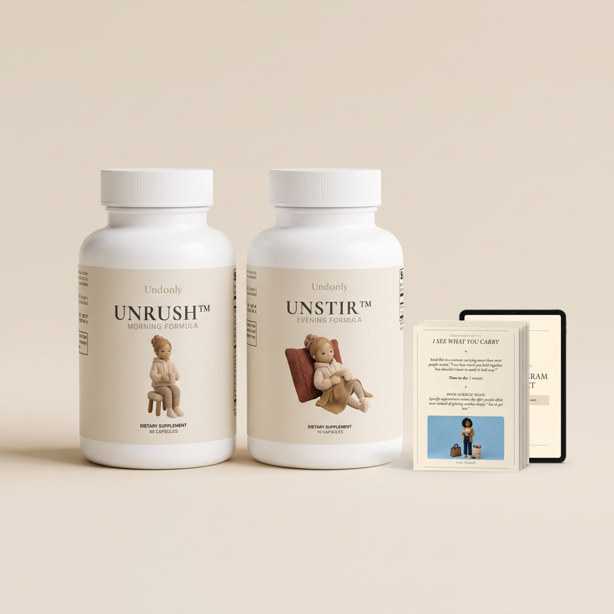 The Ultimate Carry Less Reset™ | 2 Daily Supplements + 8-Skill Program + 56 Printable Cards